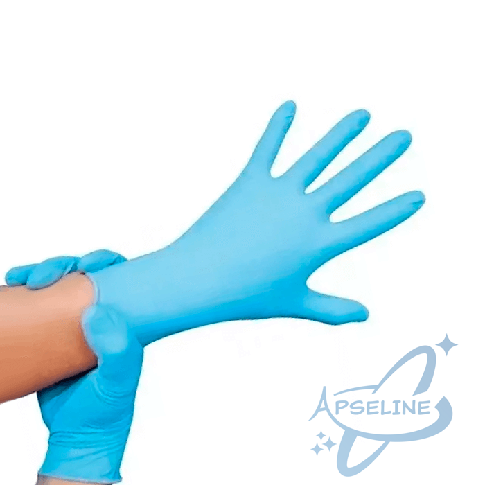 Перчатки нитриловые CONNECT BLUE NITRILE, S, голубые, 100 пар