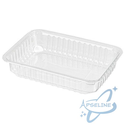 БЕЗ КРЫШКИ Контейнер 0,500 л PP 179х132х35 прозр., 50 шт