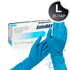 Перчатки латексные SafeMAX L, неопудренные, голубые, 25 пар