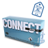 Перчатки нитриловые CONNECT ULTRA, XL, черные, 50 пар