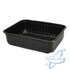 БЕЗ КРЫШКИ Контейнер 0,750 л PP 179х132 черный., 50 шт